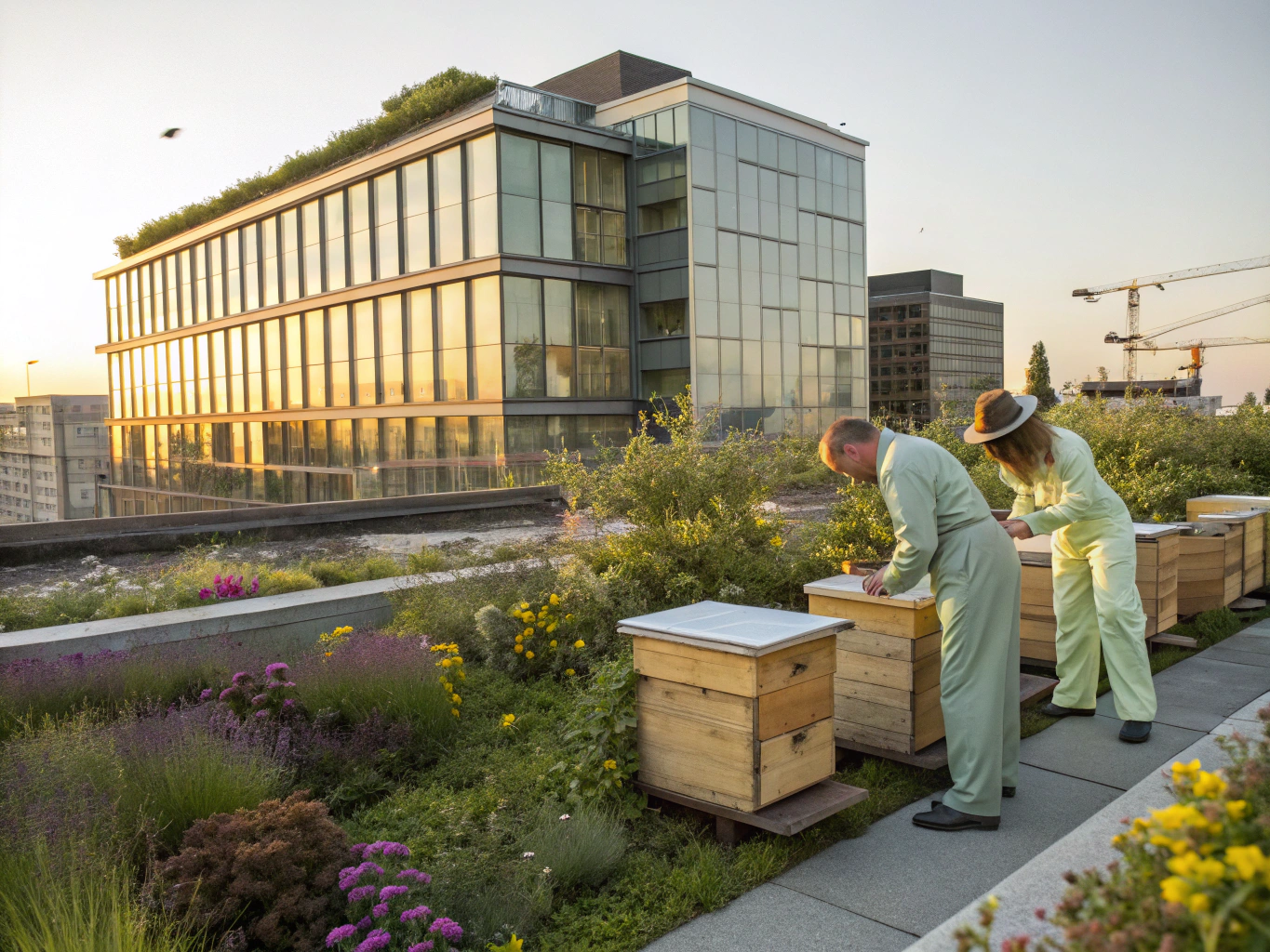 Bienenstock-Patenschaften & Garten-Aufstellung