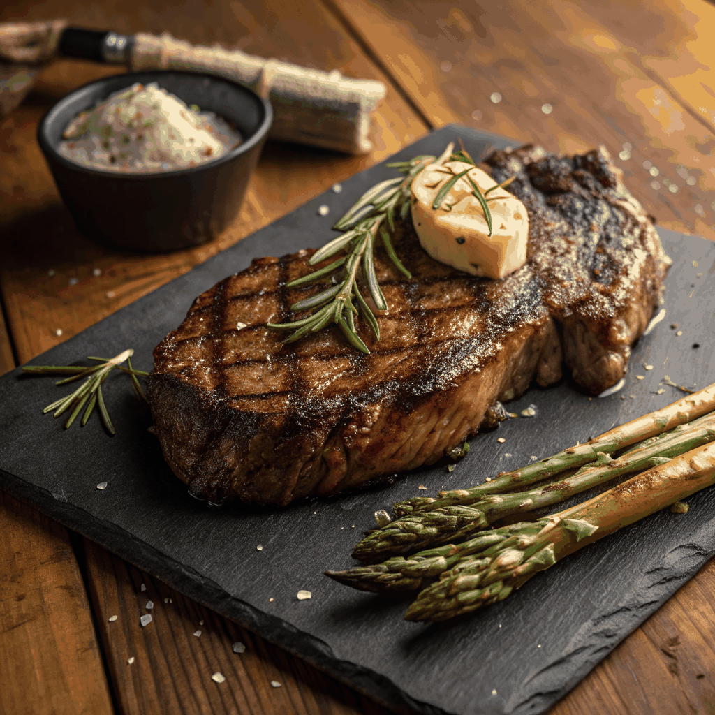 Saftiges Steak mit karamellisierter Honig-Balsamico-Glasur